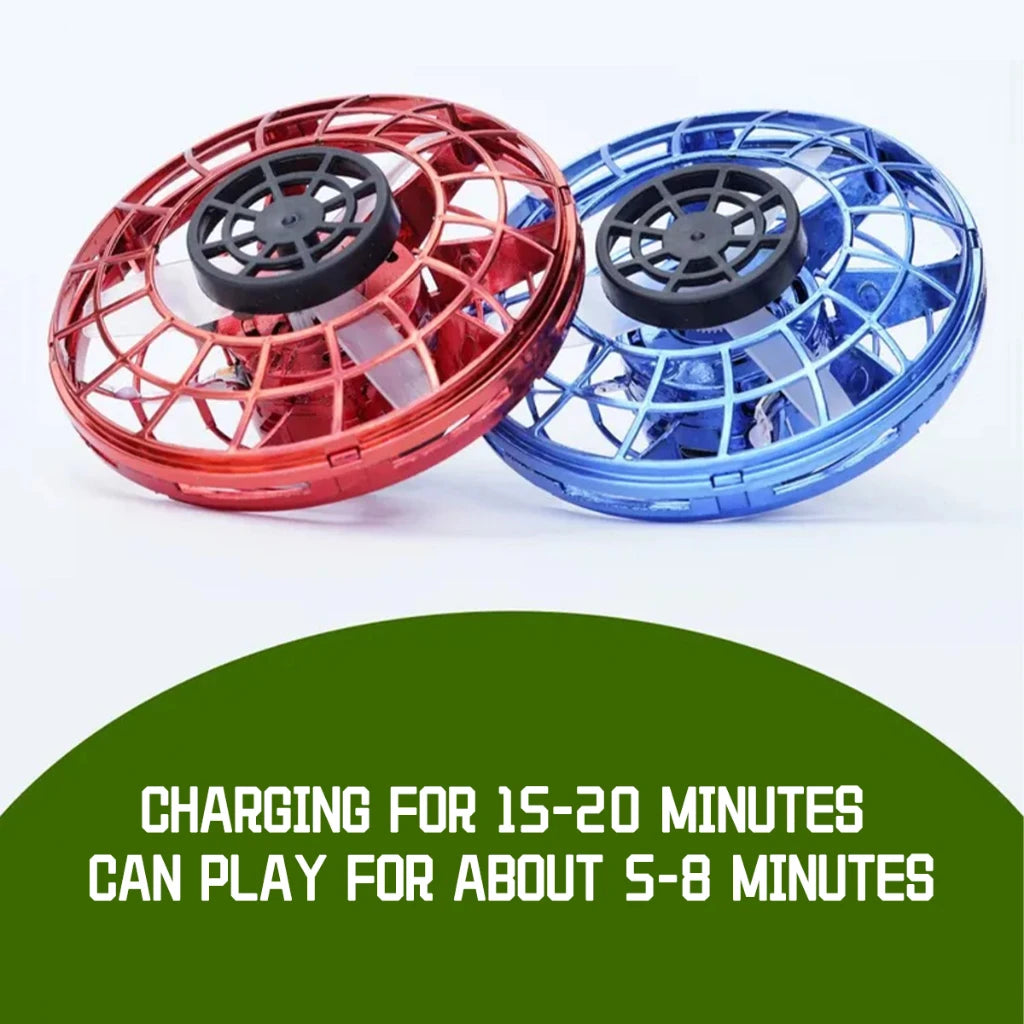 NEW LED Flying UFO Spinner Fingertip, Upgrade Flight Helicopter Gyro Flyorb Hover Ball, Mini Drone Aircraft Toy, Christmas Gift